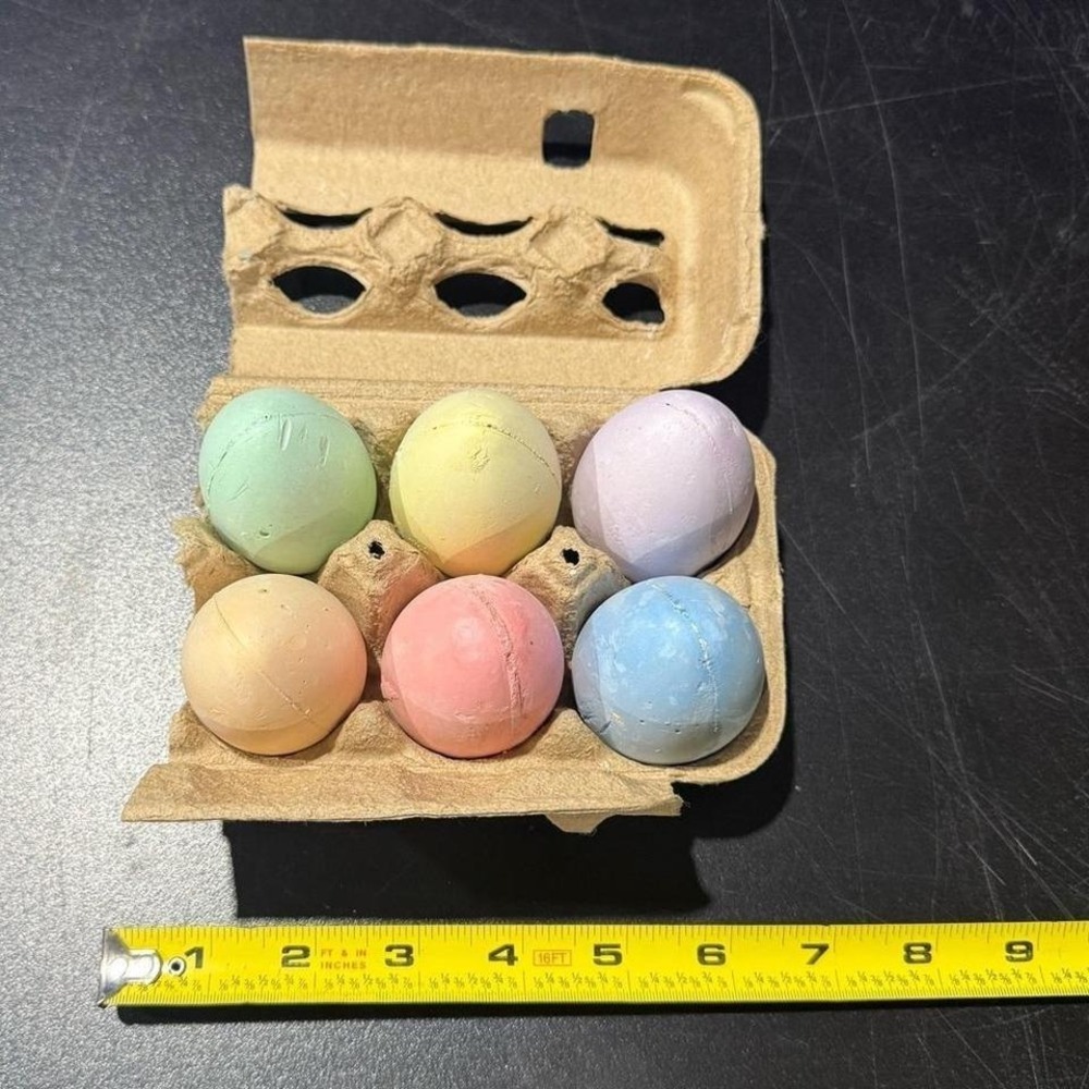 Colorful Chalk Egg Set